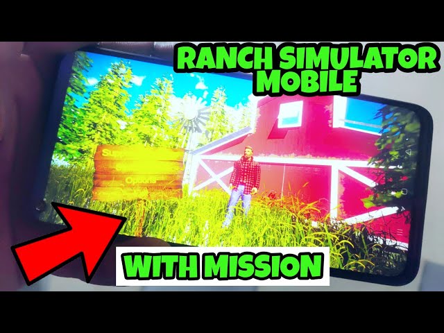 Playing Ranch Simulator In Mobile 😍 Ranch Simulator Android